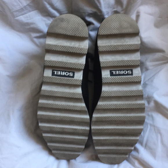 Sorel Sneakchic black ankle wedge boot - 6.5 - Picture 6 of 8